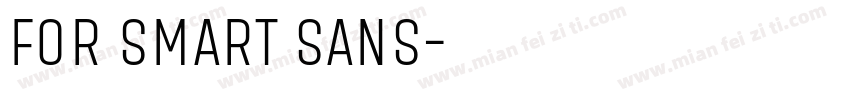 for smart sans字体转换